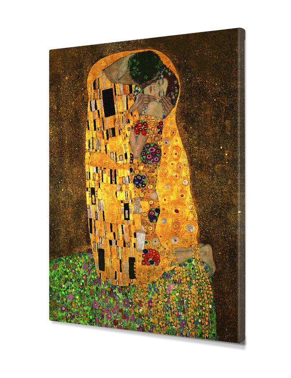 The Kiss by Gustav Klimt, Canvas 20"x16"