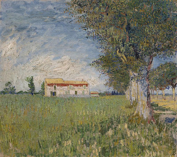 Cottages in a Wheatfield