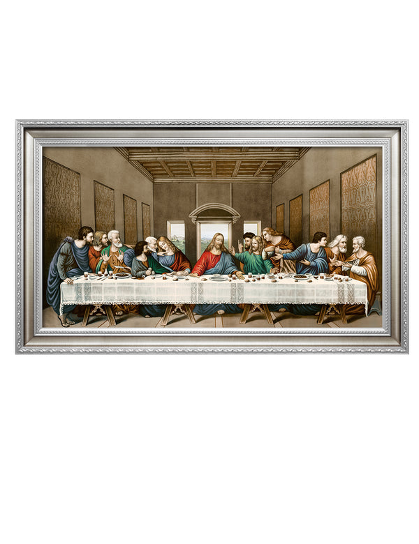 The Last Supper, Leonardo da Vinci Classic, Framed98, 30"x16"