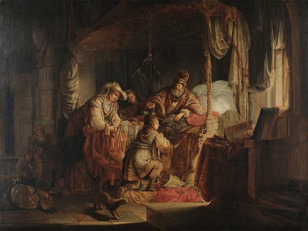 Isaac blesses Jacob