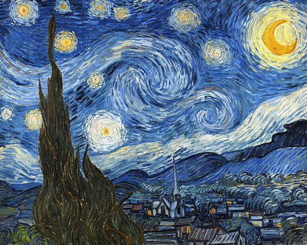 Starry Night by Vincent Van Gogh.