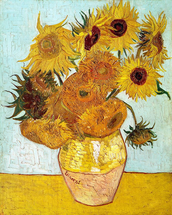 Twelve Sunflowers by Vincent Van Gogh.