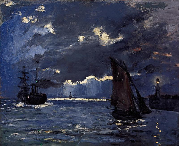 A Seascape, Shipping by Moonlight