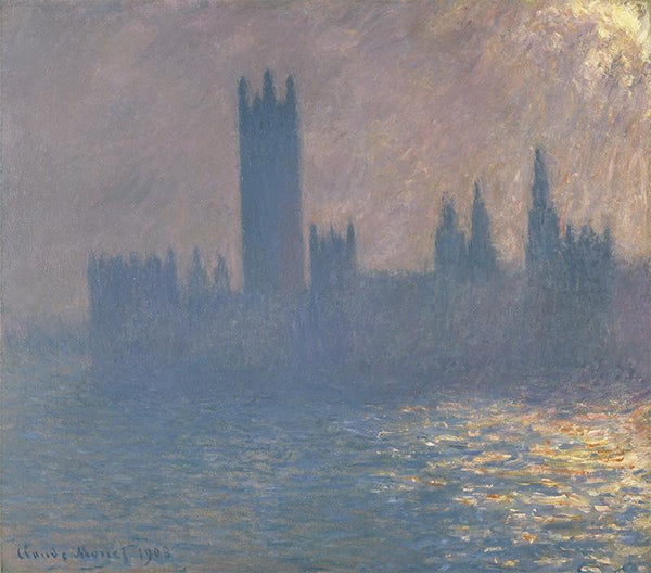 Houses of Parliament, Sunlight Effect (Le Parlement, effet de soleil)