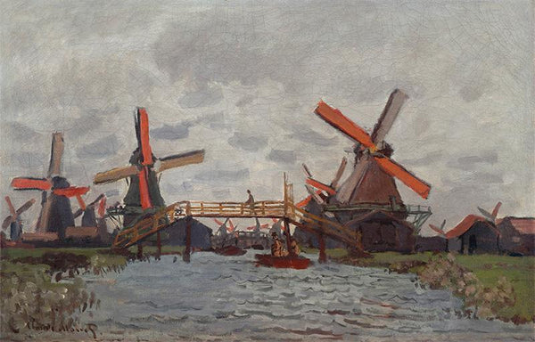 Mills at Westzijderveld near Zaandam