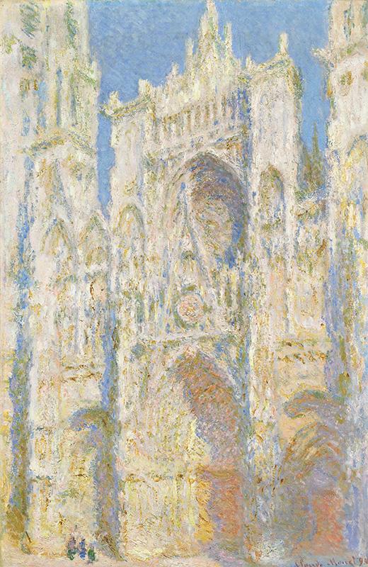 Rouen Cathedral, West Façade, Sunlight