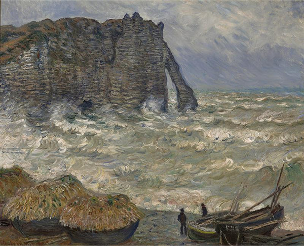 Rough Sea at Etretat