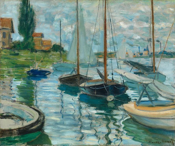 Sailboats on the Seine at Petit - Gennevilliers