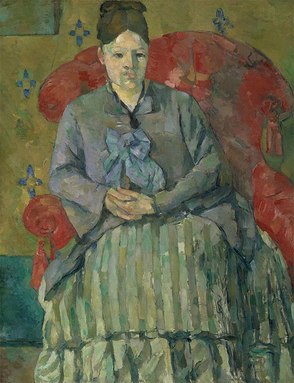 Madame Cézanne in a Red Armchair