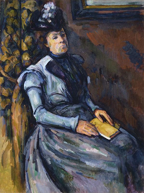 Seated Woman in Blue