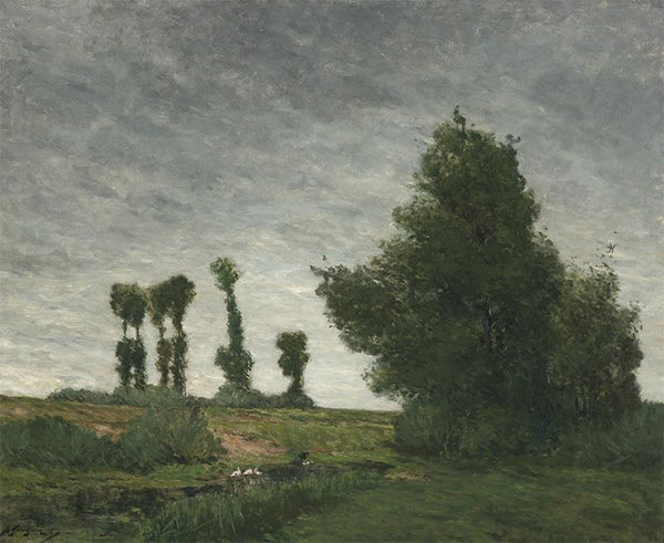 Landscape with Poplars