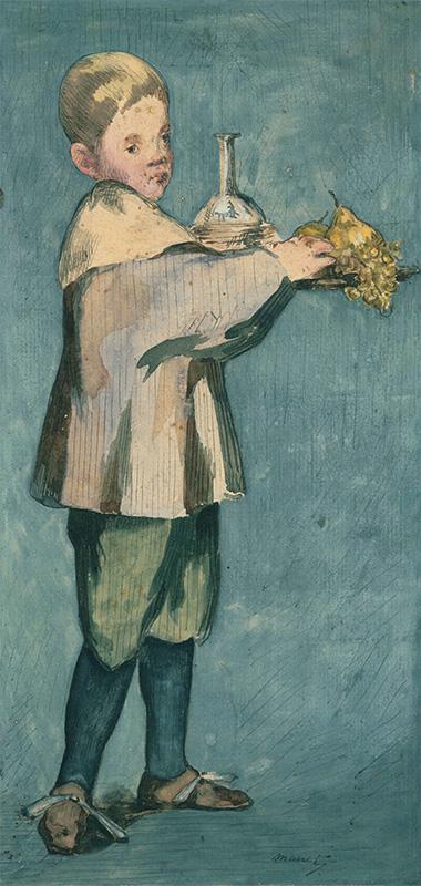 Boy Carrying a Tray (L'Enfant portent un plateau)