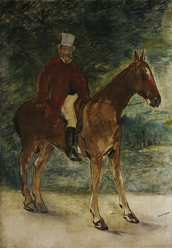 Portrait de M. Arnaud à cheval (Portrait of Mr. Arnaud on Horseback)