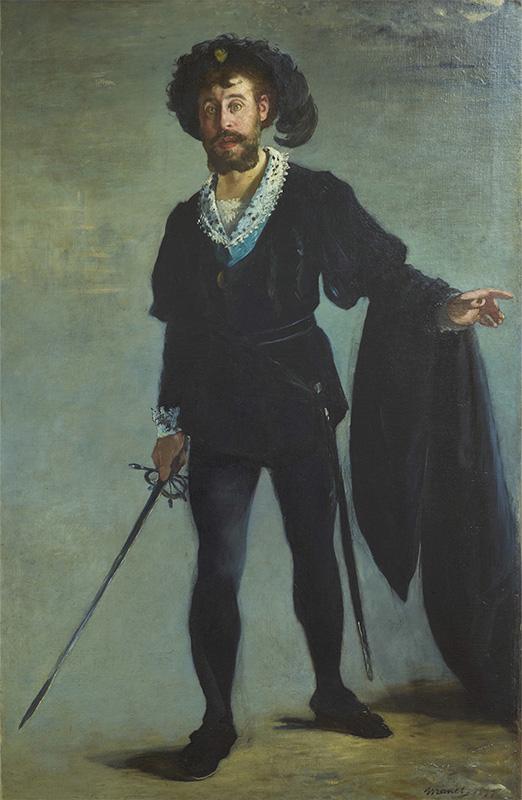 Portrait of Faure as Hamlet (Portrait de Faure dans le rôle d'Hamlet)