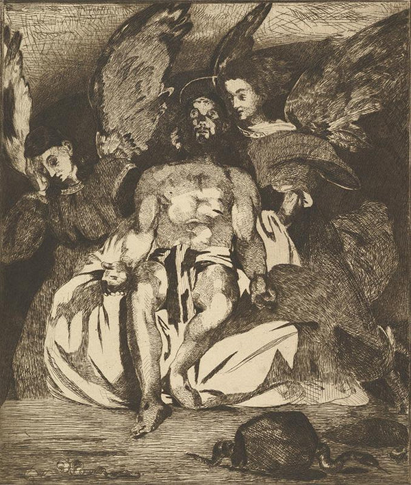 The Dead Christ with Angels