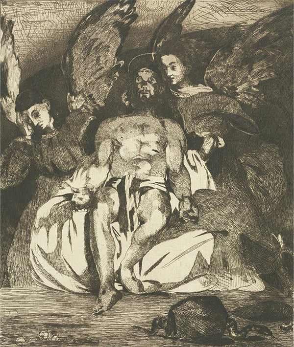 The Dead Christ with Angels