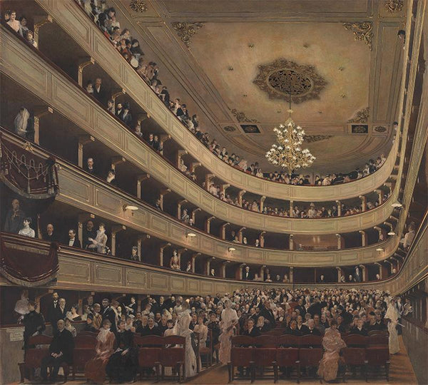 Auditorium in the Old Burgtheater