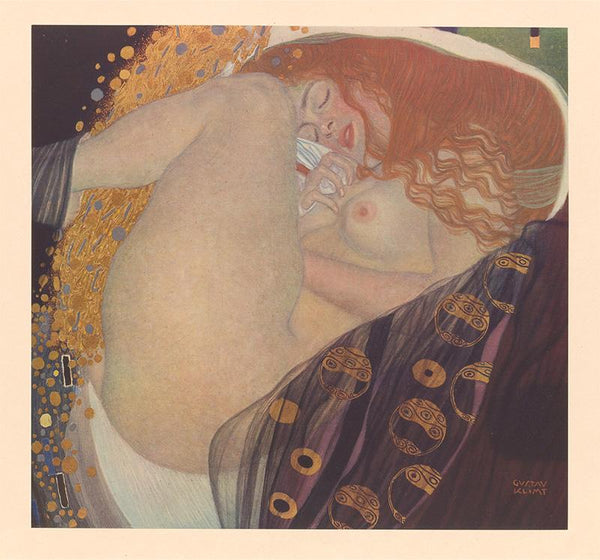 Danae after Gustav Klimt, plate 32, The work of Gustav Klimt