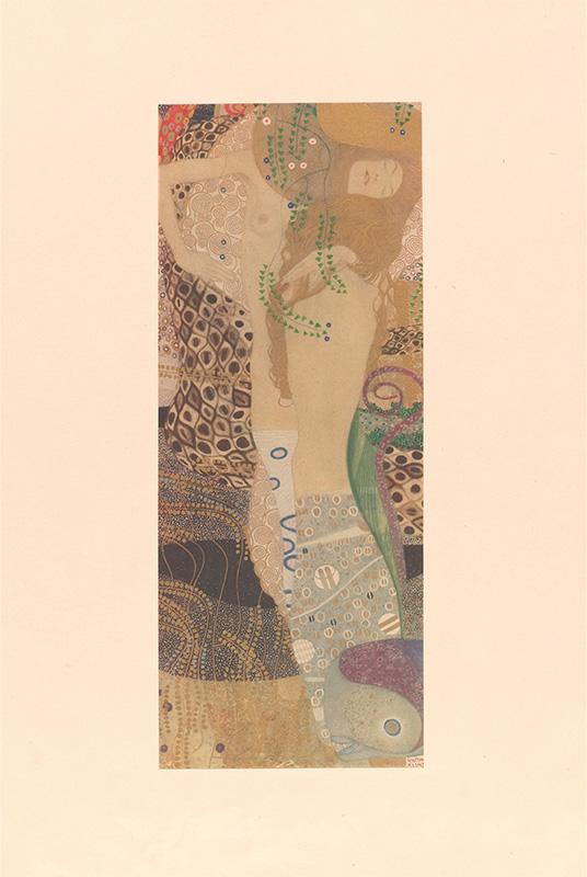 The friends after Gustav Klimt, plate 9, The work of Gustav Klimt