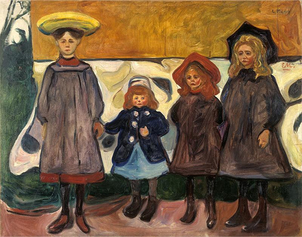 Four Girls in Åsgårdstrand