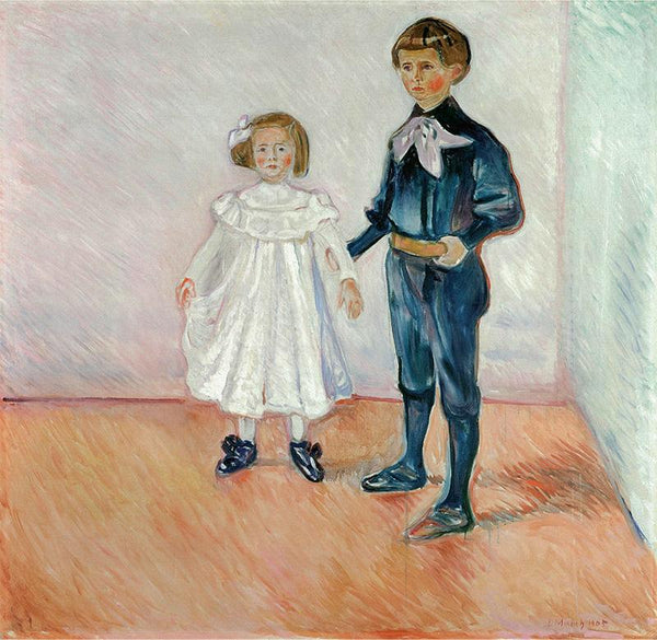 Portrait of Children_ Erdmute and Hans-Herbert Esche