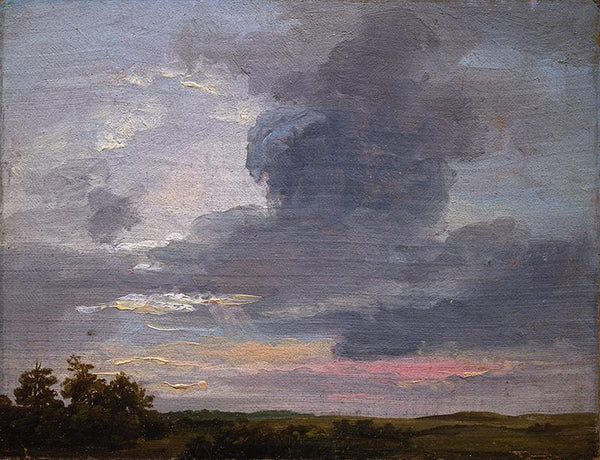 Cloud Study over flat Landscape