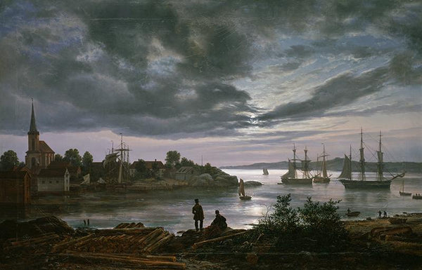 Larvik by Moonlight