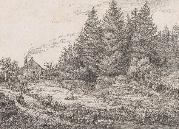 Peasant's Hut at the Edge of a Forest