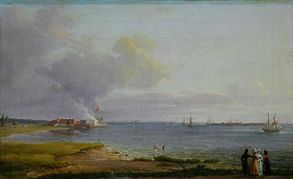 View over Øresund near the Lime Works