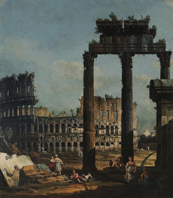 Roman caprice with the Coliseum