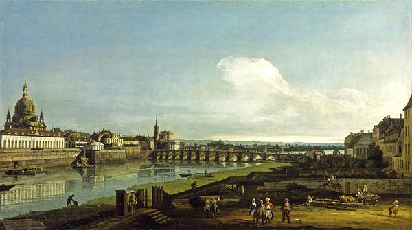 View of Dresden with the Frauenkirche at Left