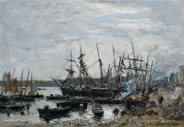 Les Bateaux de peche a quai, Camaret