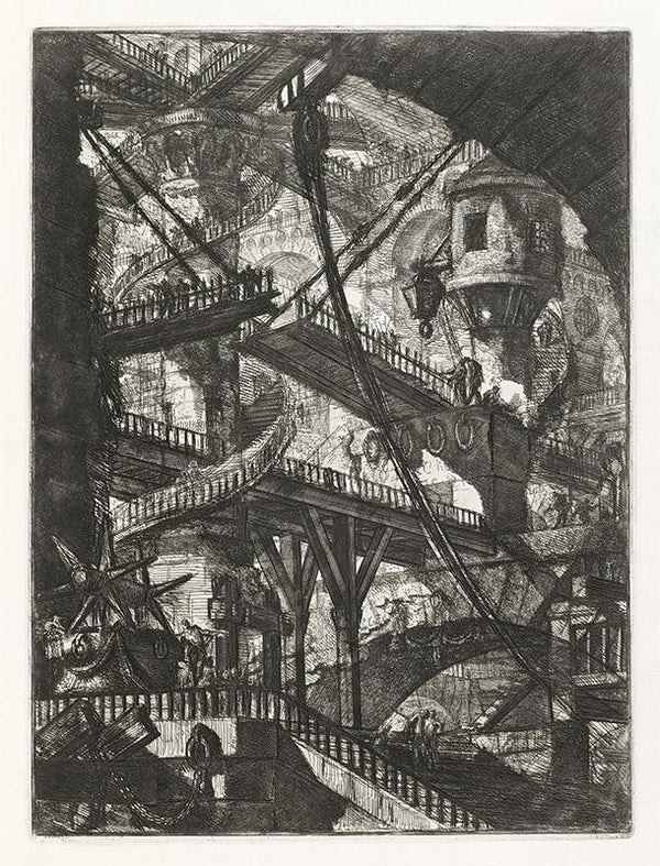 The Drawbridge, plate VII from the series Carceri d'Invenzione