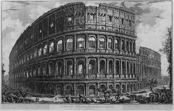 View of the Flavian Amphitheater, Called the Colosseum