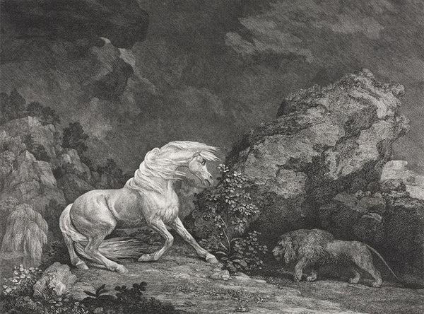 A Horse Frightened by a Lion 1777