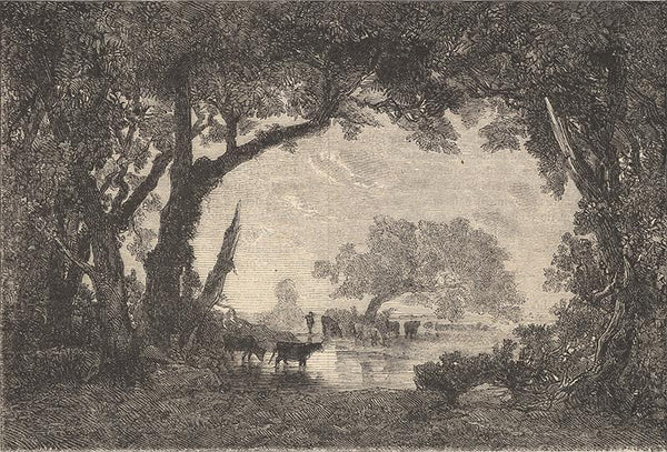 Salon de 1850-51; Un Paysage, par M. Théodore Rousseau