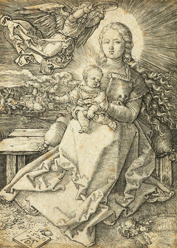 Madonna Crowned By An Angel