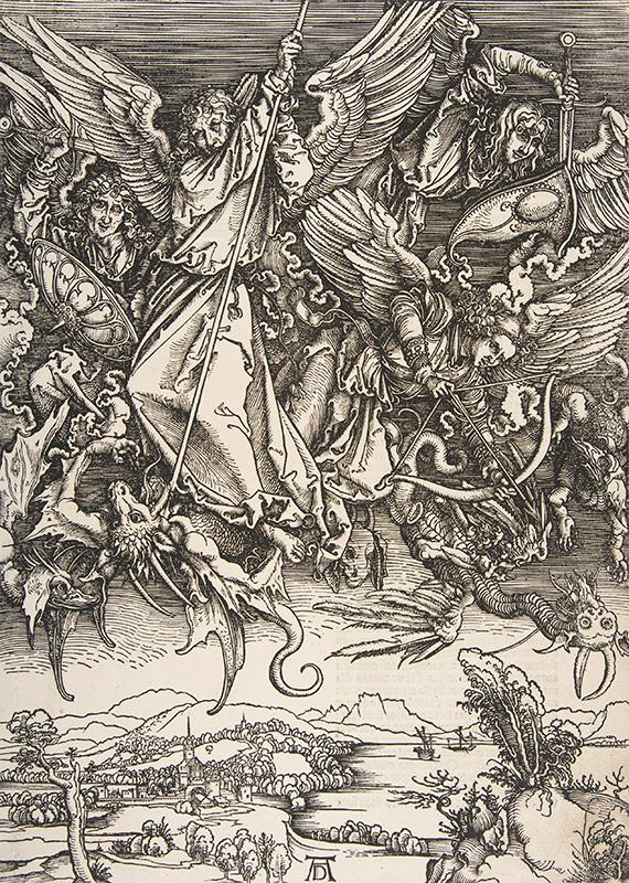 Saint Michael Fighting the Dragon, from The Apocalypse