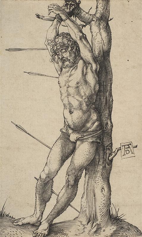 Saint Sebastian Tied to a Tree