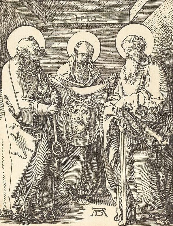 Saint Veronica between Saints Peter and Paul