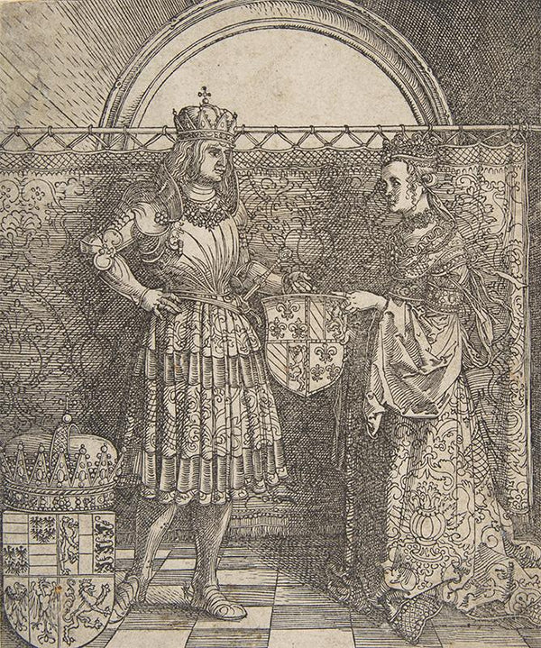 The Betrothal of Mary of Burgundy from the Triumphal Arch of Emperor Maximilian I