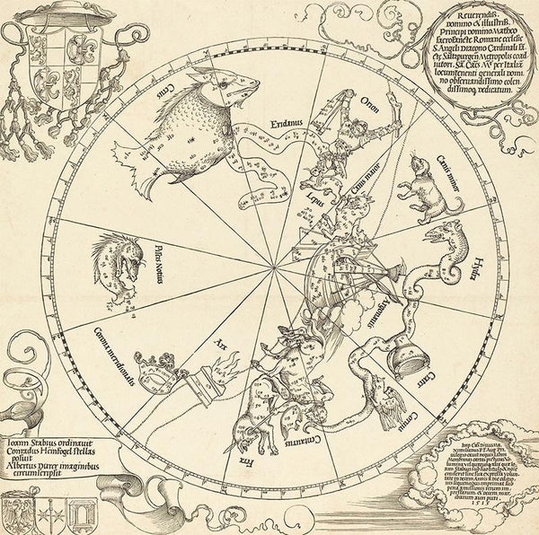 The Celestial Globe-Southern Hemisphere