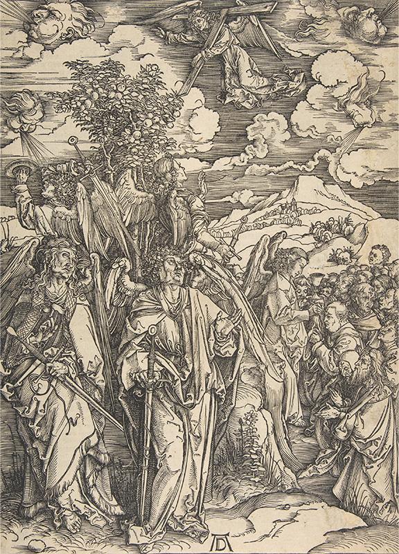 The Four Angels Holding the Winds, from The Apocalypse, German Edition, 1498