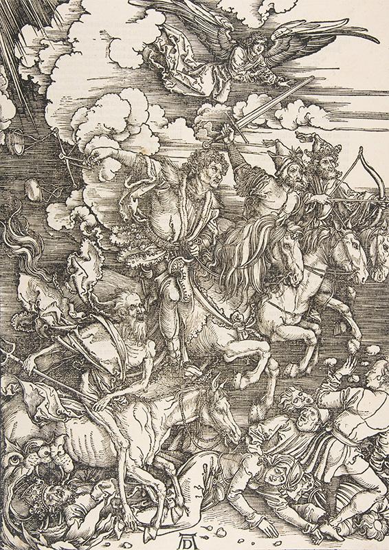 The Four Horsemen, from The Apocalypse, Latin Edition, 1511