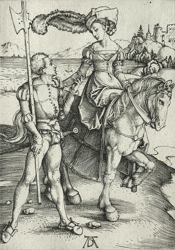 The Lady Riding and the Landsknecht