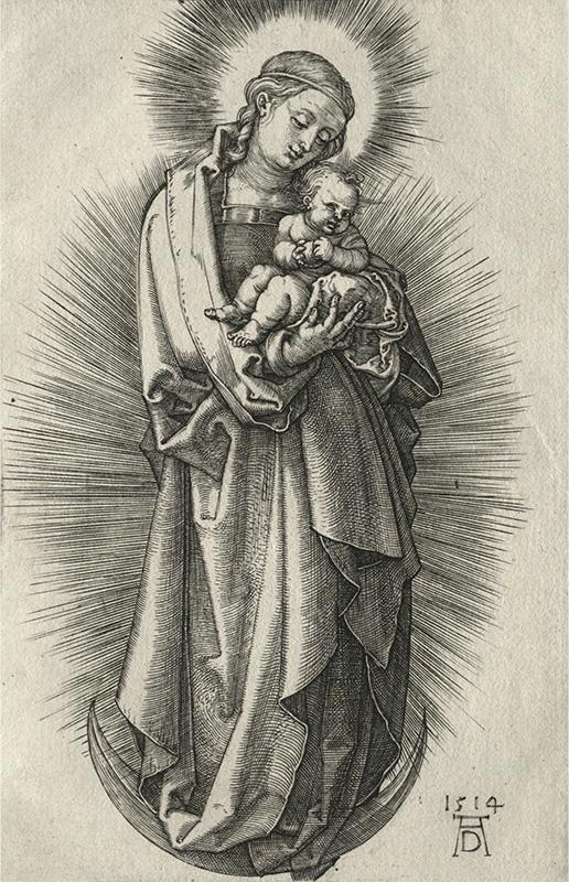 The Virgin and Child on a Crescent with a Diadem