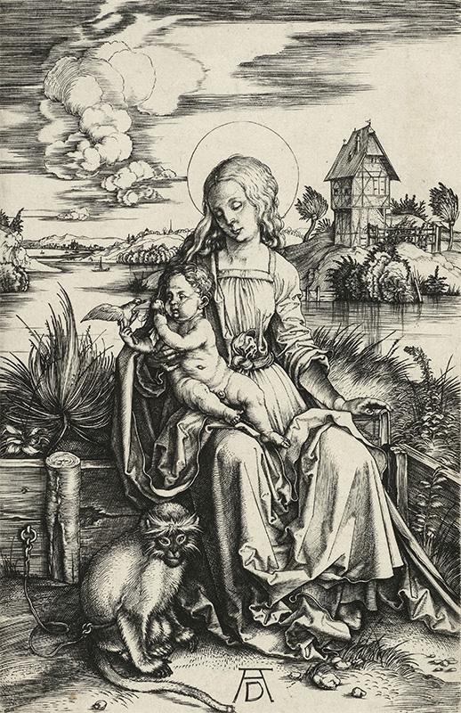 The Virgin and Child with the Monkey