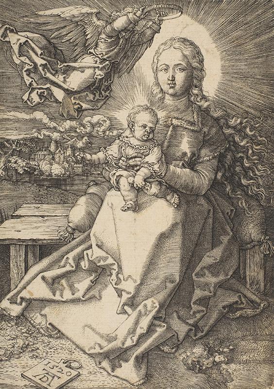 Virgin and Child Crowned by an Angel