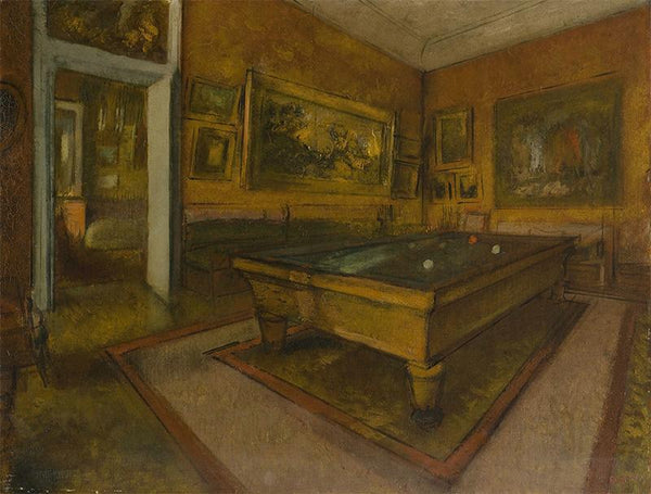 Billiard Room at Ménil-Hubert