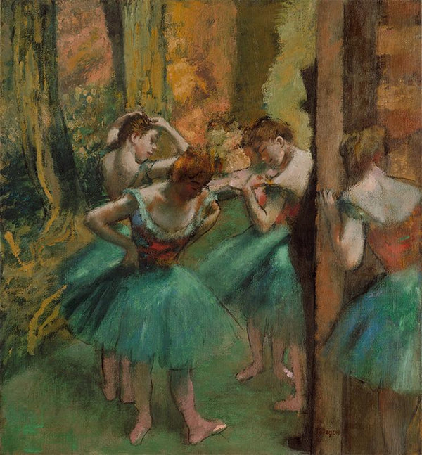 Dancers, Pink and Green